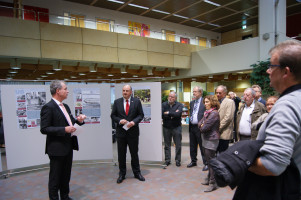 Begrüßung durch den Hausherrn Herrn Wagenländer, Vorstandsmitglied der Sparkasse Mainfranken