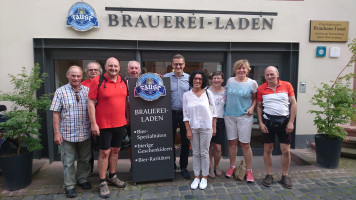 Station 7: Besuch und Verköstigung in der Faust-Brauerei in Miltenberg.
