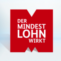 Logo "Der Mindestlohn wirkt"