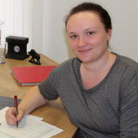 Im Gespräch mit der Behindertenbeauftragten des Landkreises, Elena Reinhard