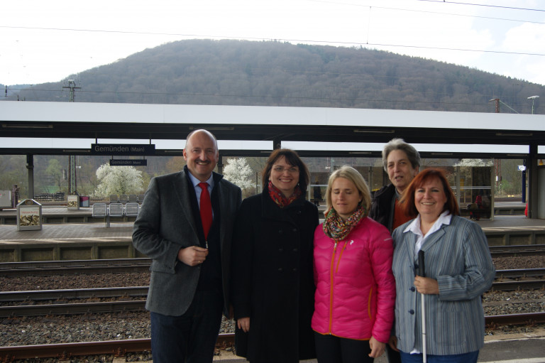 Bentele Bahnhof gemünden