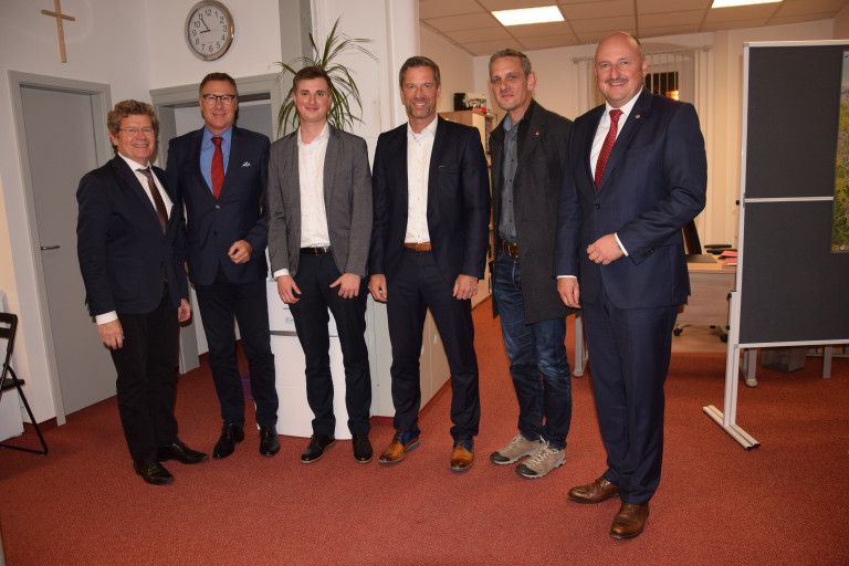 Mit Georg Rosenthal, Peter Meyer, Christoph Seyerlein, Jörg Simon und Percy Scheidler in meinem Bürgerbüro.