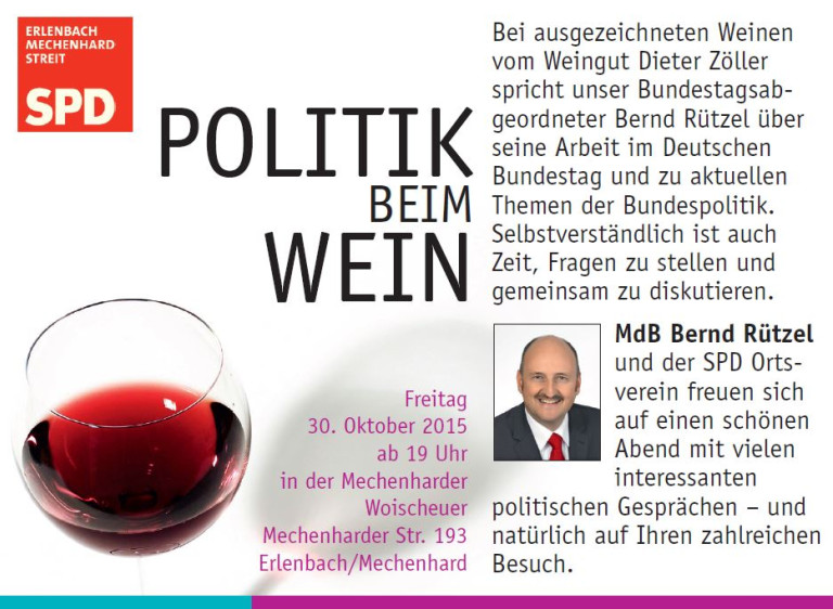 Politik bei Wein